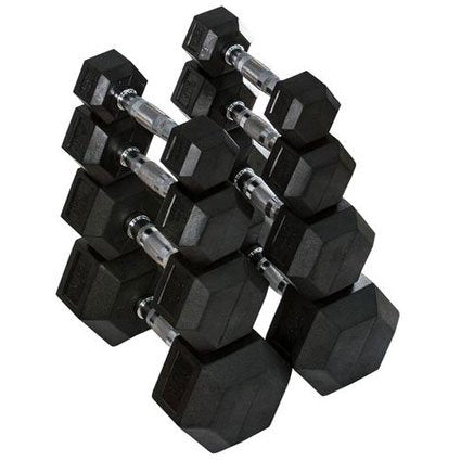 Set de Mancuernas Hexagonales de 105 kgs