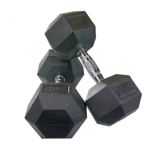 Mancuerna Hexagonal Engomada de 20 Kgs (PAR)
